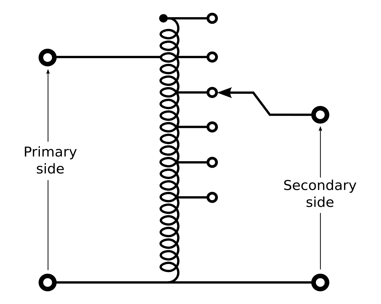 Autotransformer Tapped